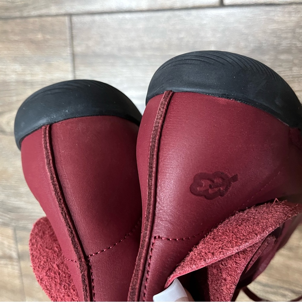 Loints of Holland Rosa lipstick red ankle bootie - Picture 12 of 15